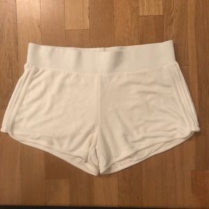 Athleta shorts M cream colored